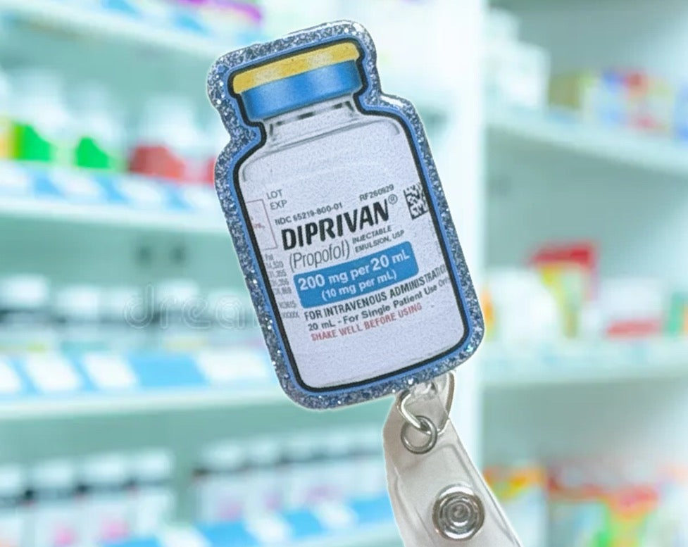 Diprivan Badge Reel - Propofol Badge Reel