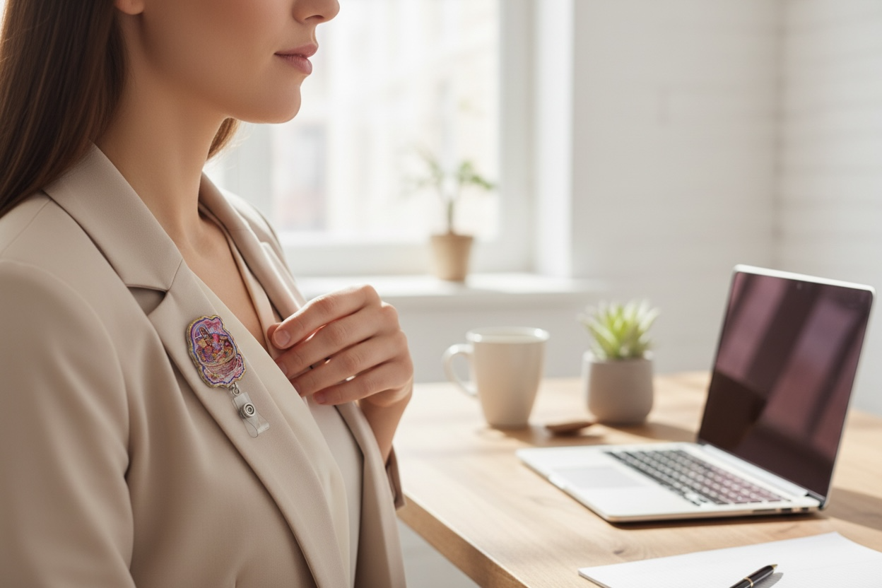 Nostalgic 90s Easter Basket Badge Reel – Retro Candy Bunny Design