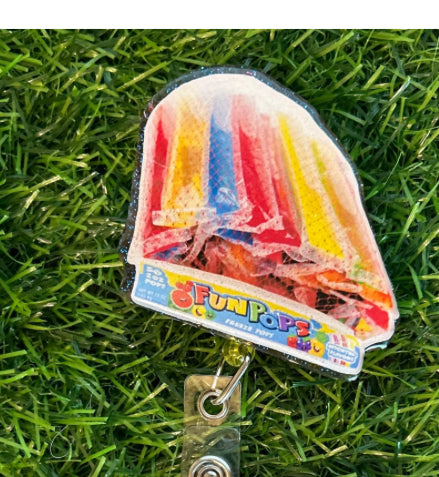 Fun Pops Freeze Pop Badge Reel – Summer Throwback Edition