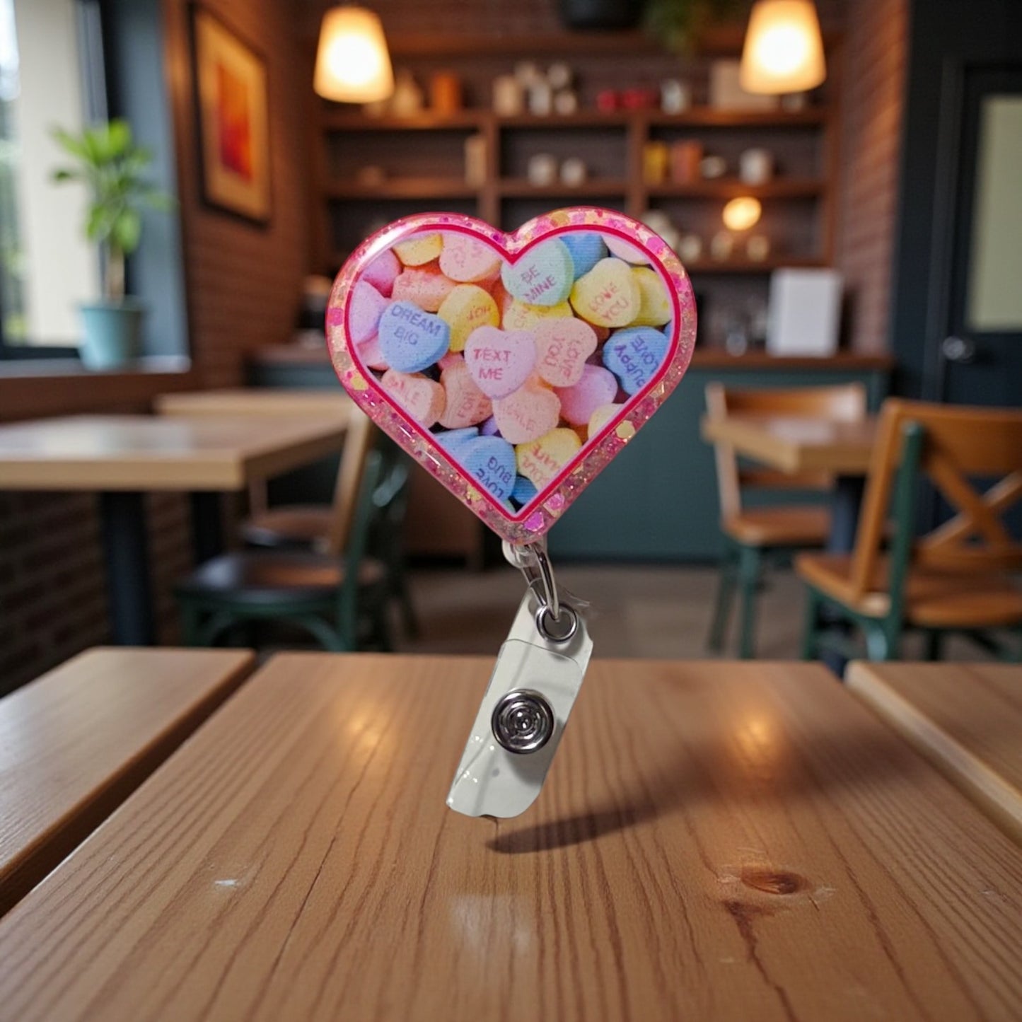 Candy Hearts Badge Reel