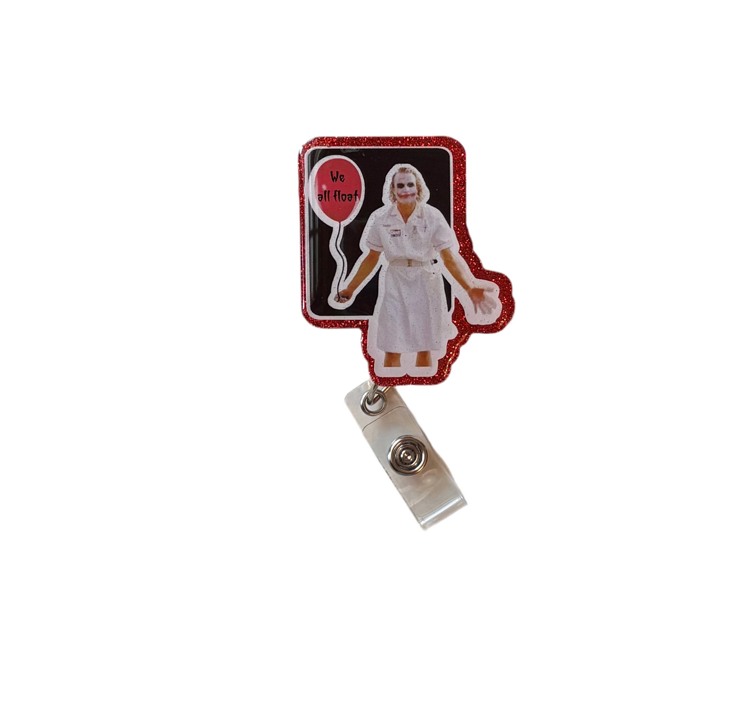 Float Nurse Badge Reel -Funny Halloween Badge Reel