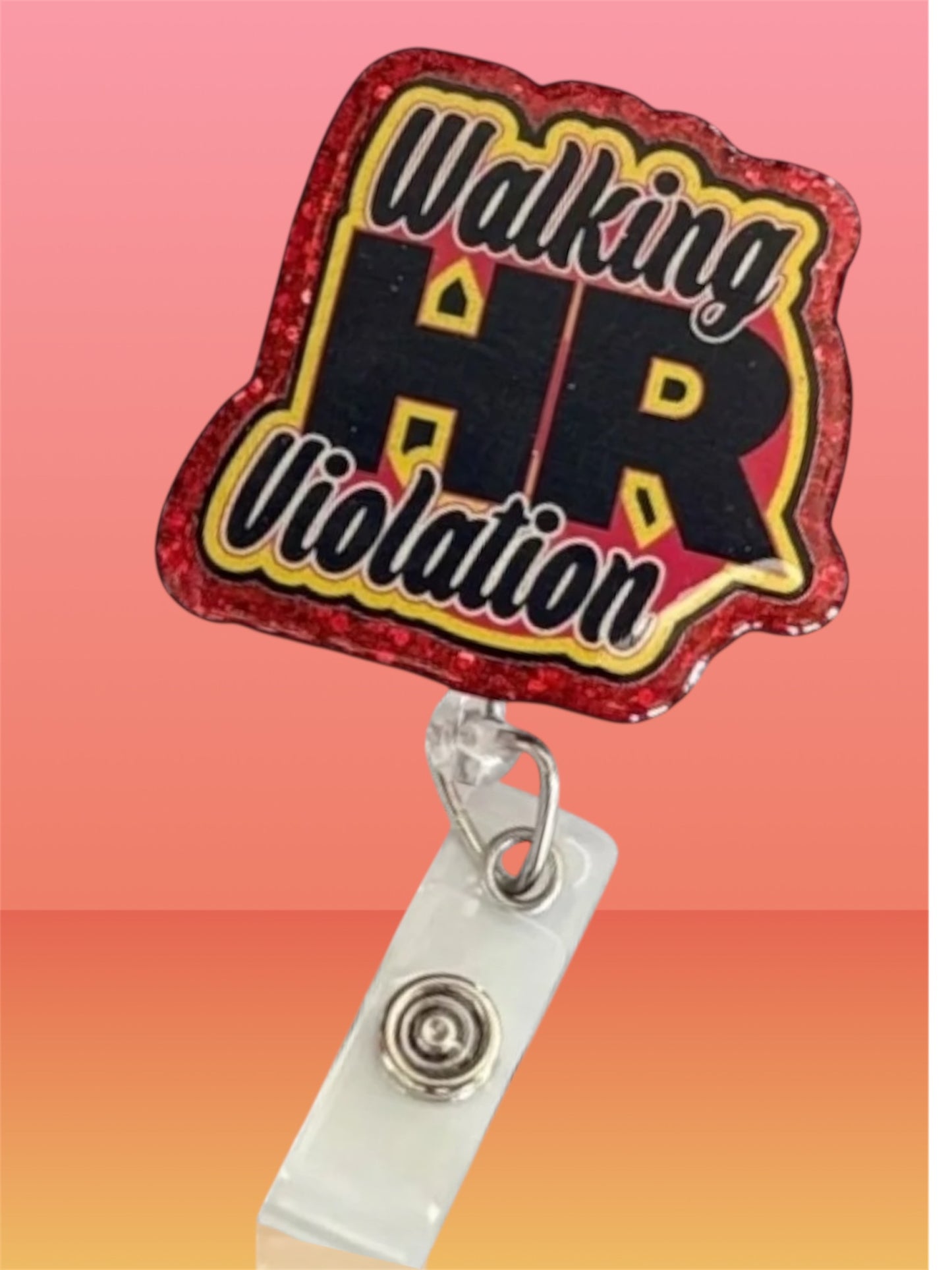 Funny Nurse Bage Reel, Walking HR Violation Badge Reel