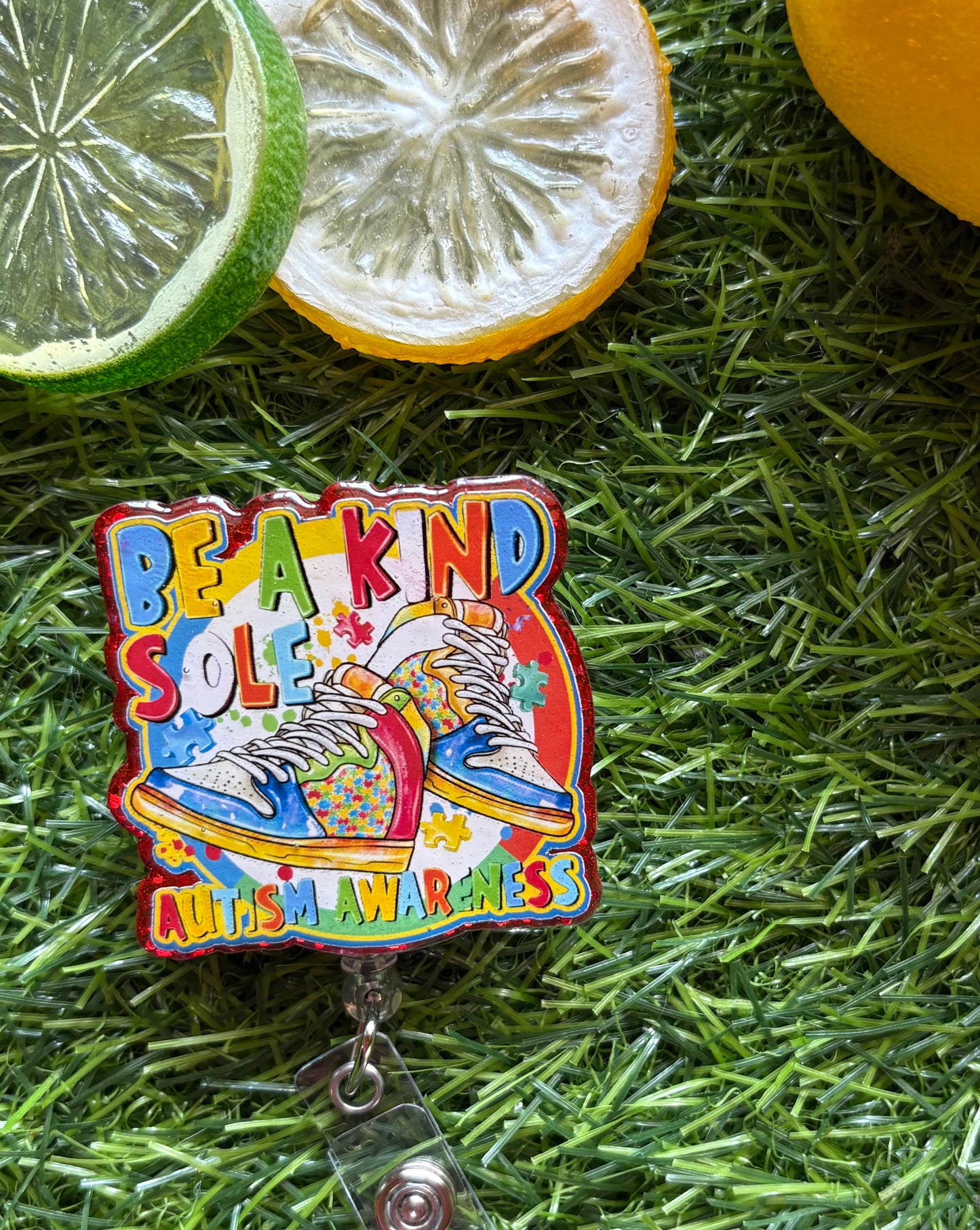 Autism Awareness Badge Reel