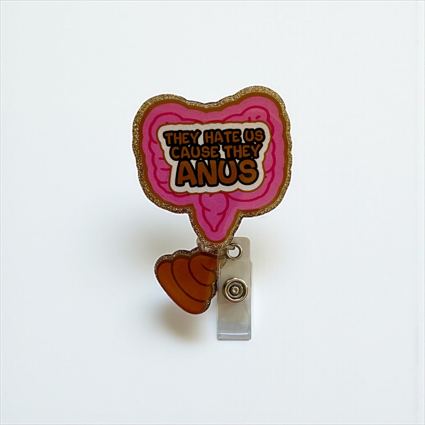GI nurse badge reel - gastrology nurse badge reel - funny nurse badge reel - colon badge reel