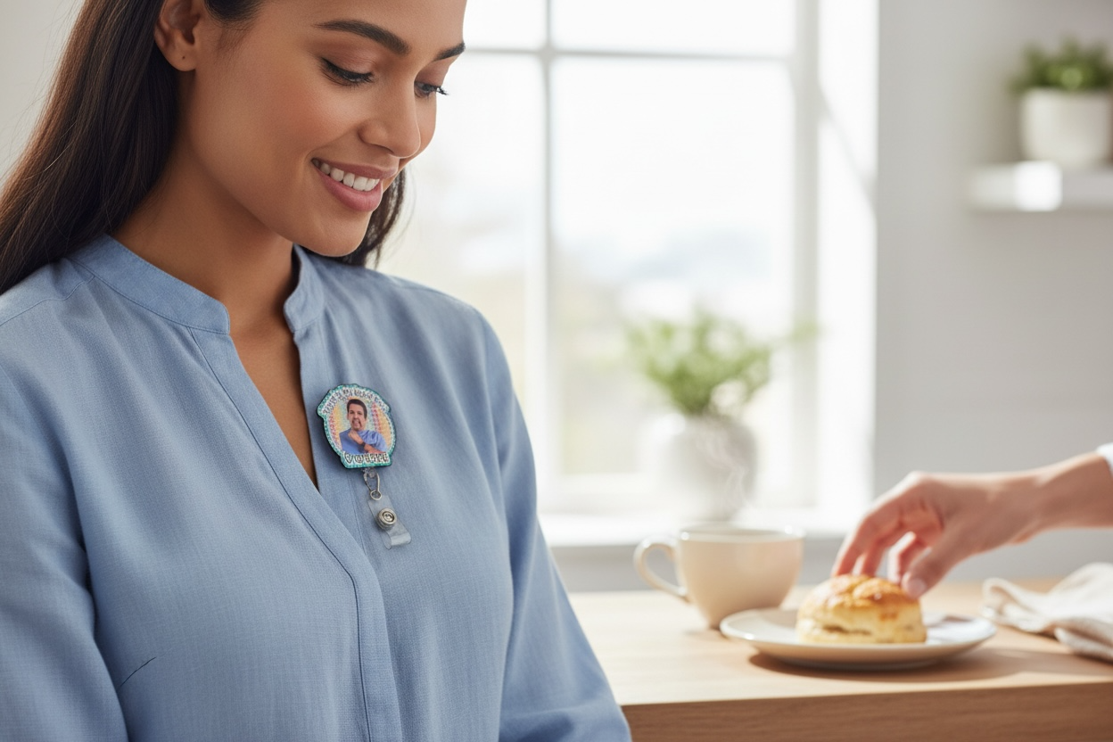 You’re In My World Now Grandma Badge Reel | Funny Gift Badge Holder