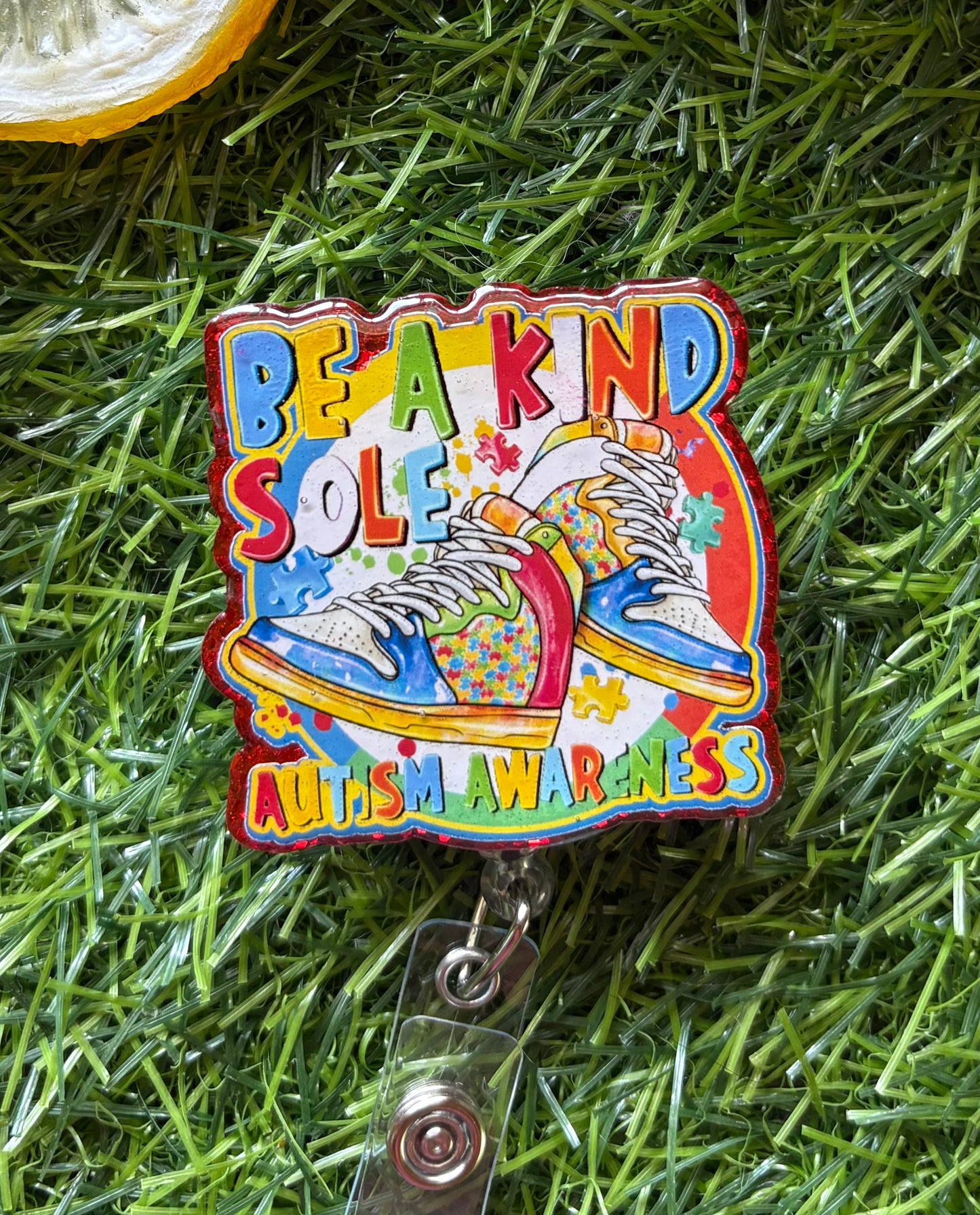 Autism Awareness Badge Reel