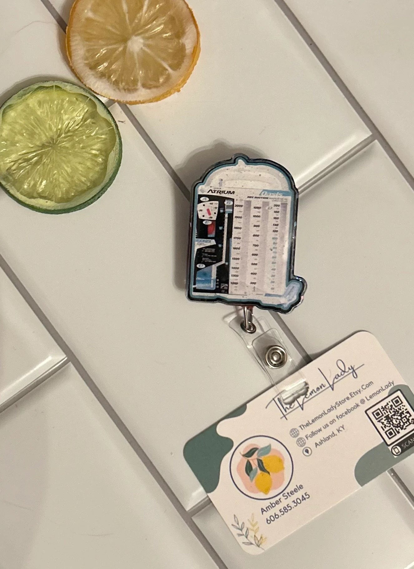 Chest Tube Badge Reel – ICU Nurse ID Clip – Funny RT Respiratory Badge – Trauma Nurse Gift – Medical Badge Holder