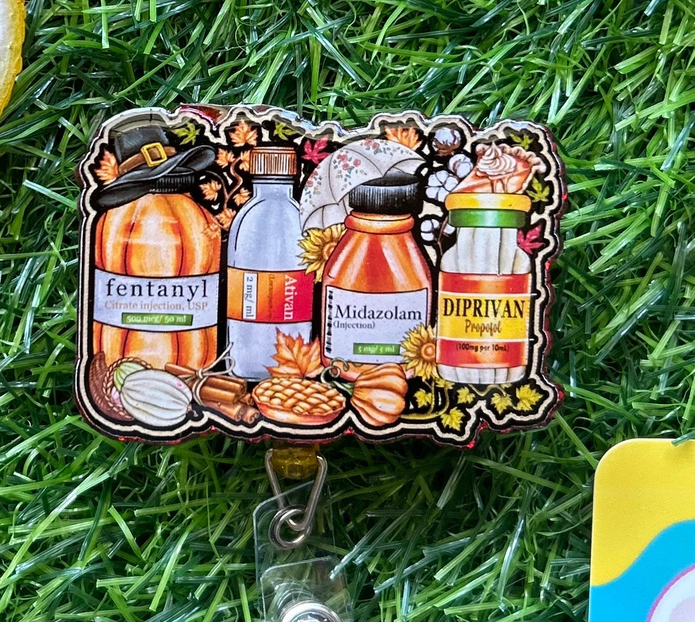 π Fall Anesthesia Badge Reel β Pumpkin Spice Meds Edition π