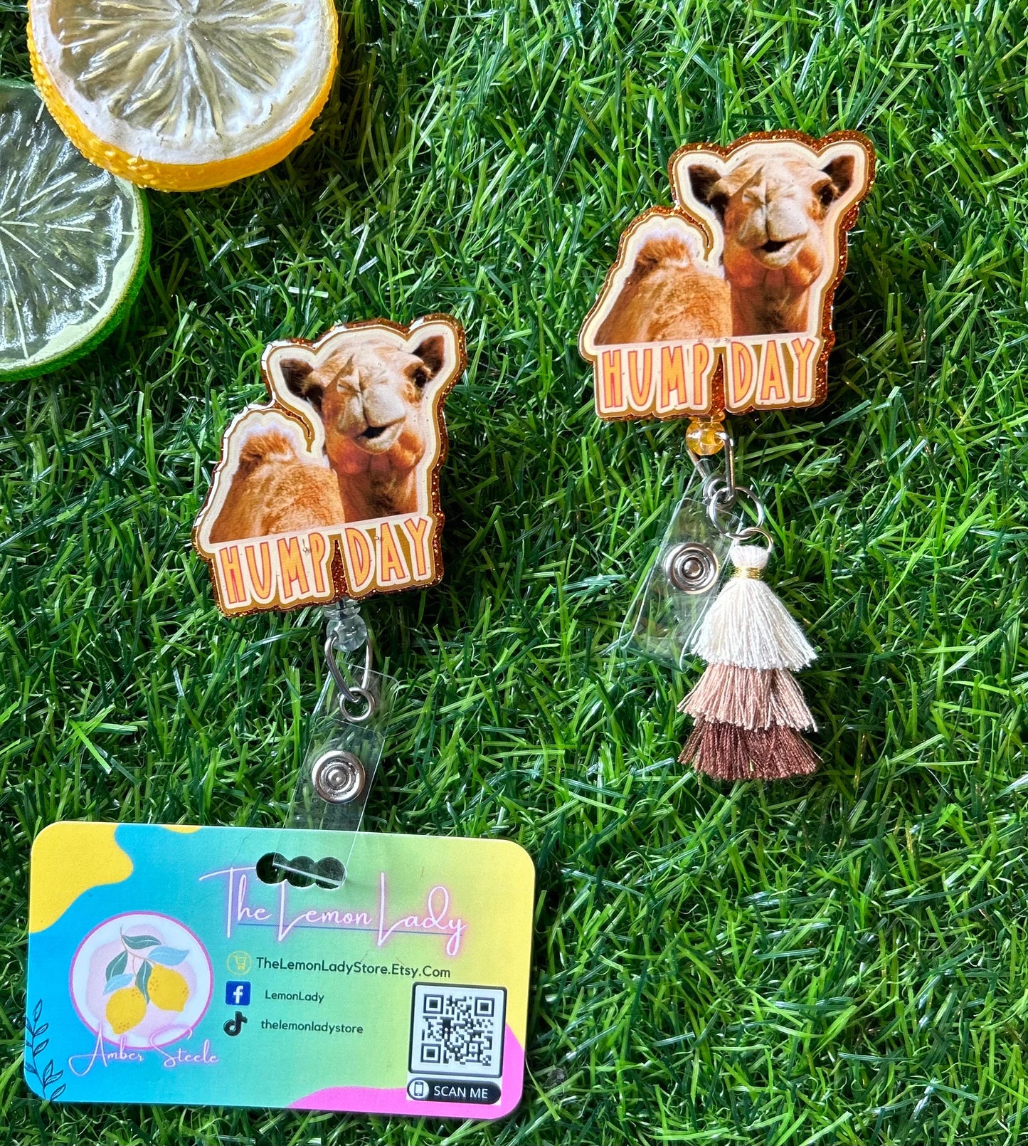 Hump Day Badge Reel – Funny Camel ID Clip, Midweek Work Humor, Nurse Badge Holder, Teacher Gift