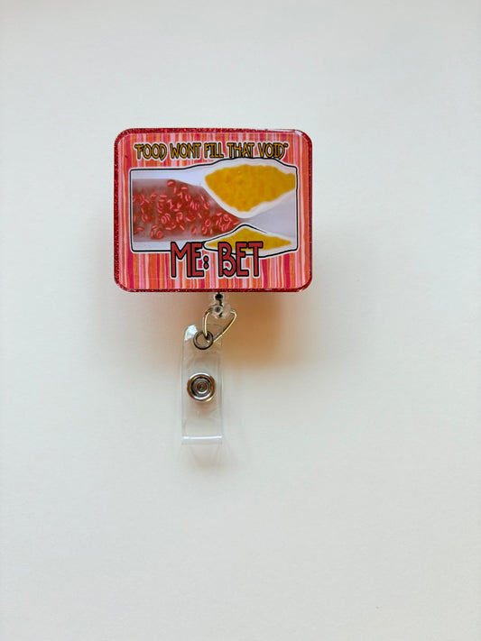 Funny Vascular Badge Reel – Clogged Artery Medical Humor