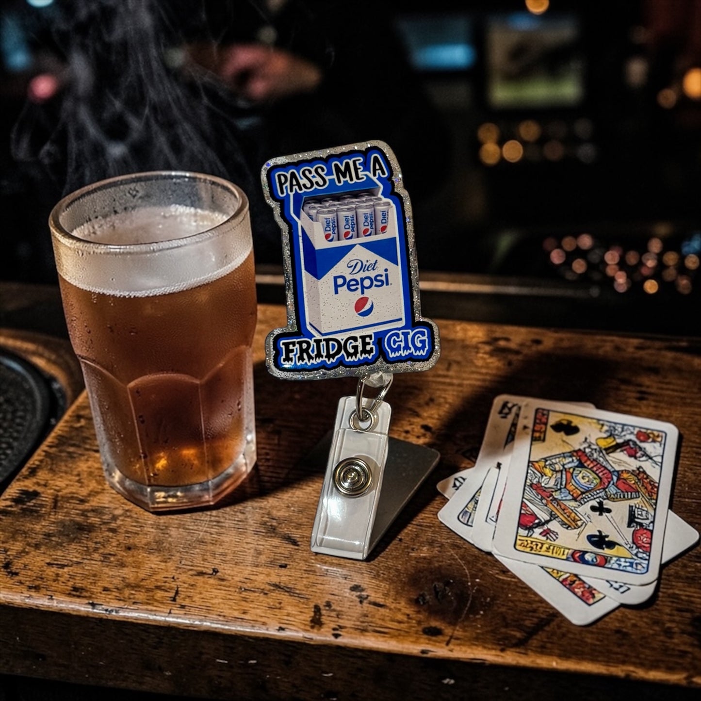 Fridge Cig Badge Reel,  Pepsi  Badge Reel
