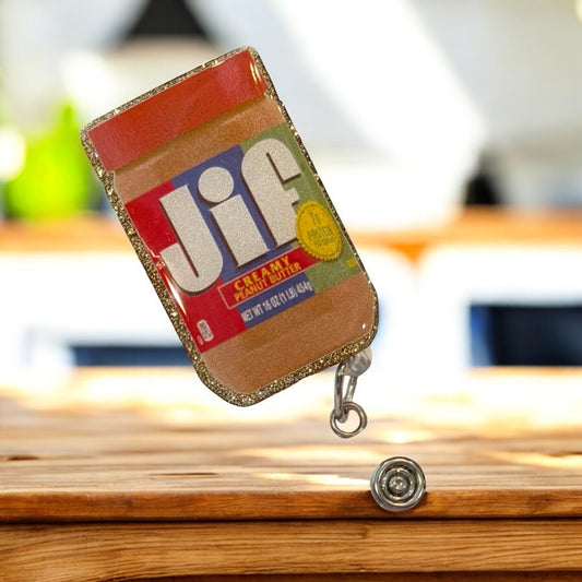 Peanut Butter Badge Reel- Foodie Badge Reel