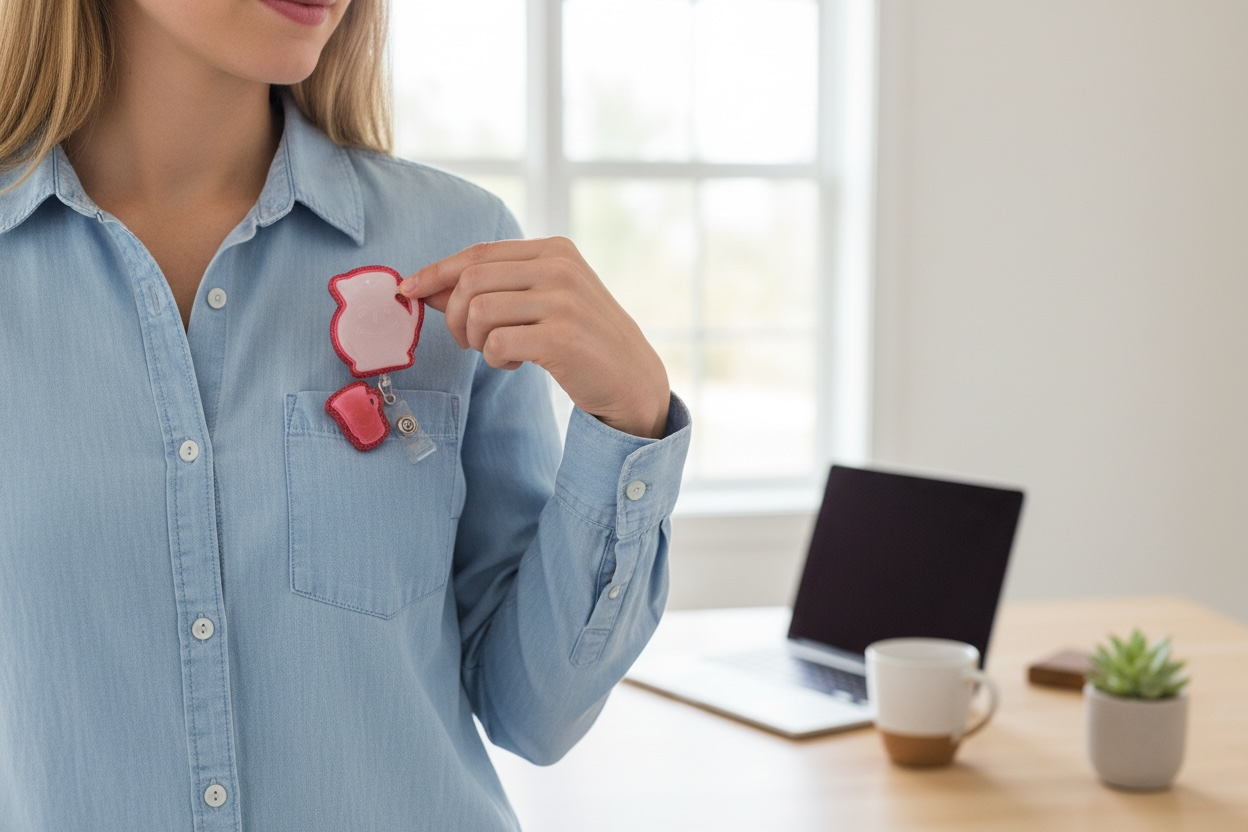 Kool-Aid Badge Reel | Retro Nostalgic Badge Holder | Fun Colorful Retractable Clip