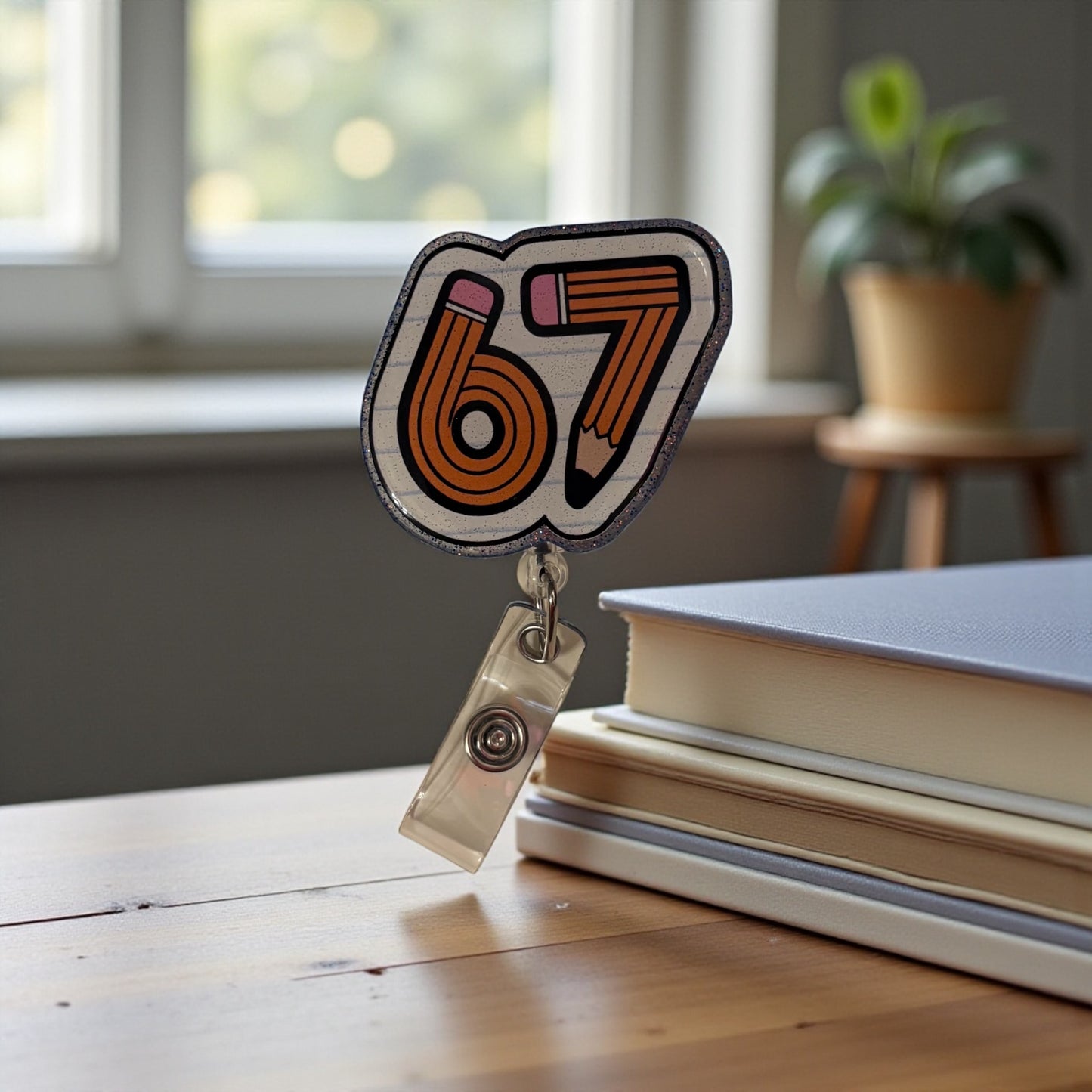 Six Seven Badge Reel