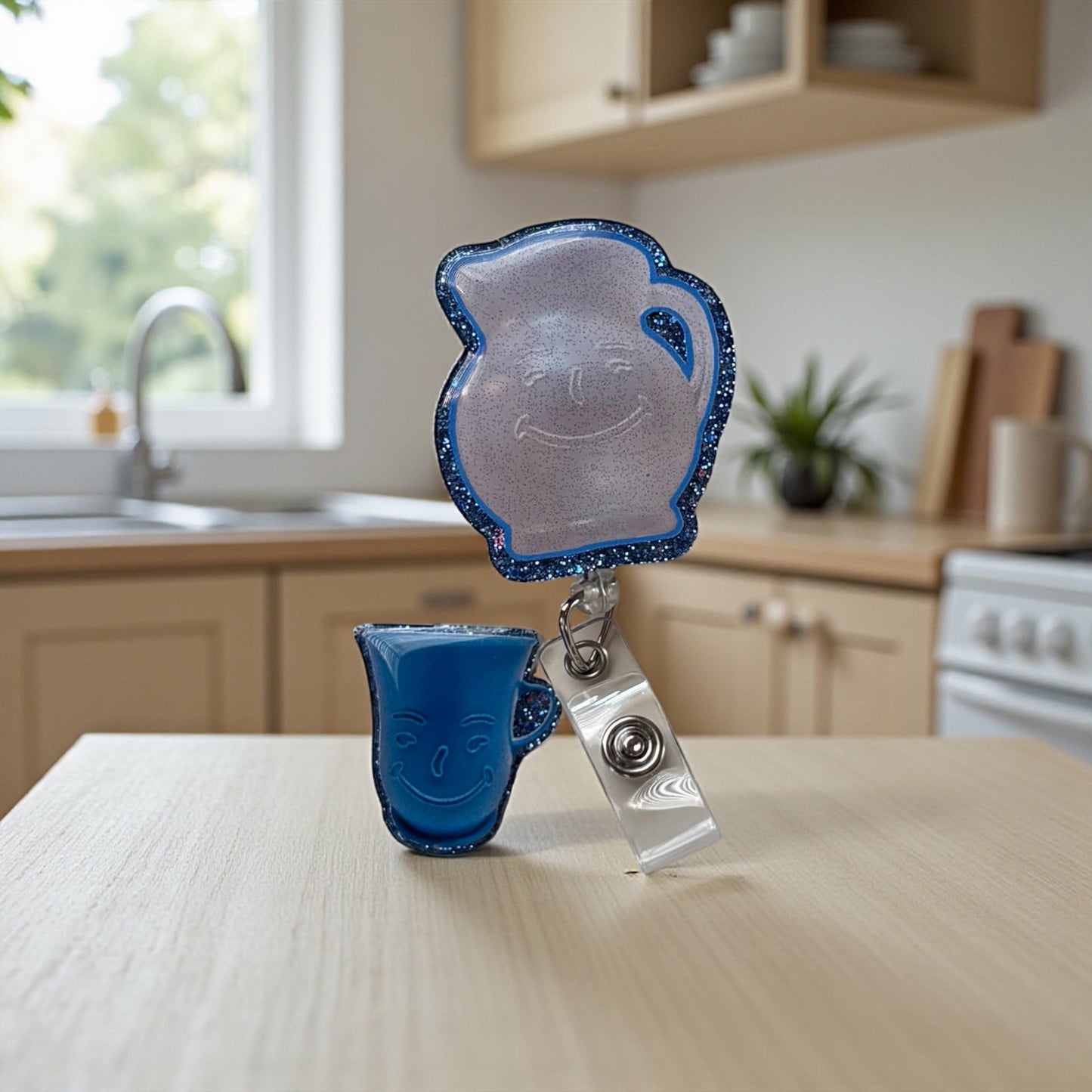 Kool-Aid Badge Reel | Retro Nostalgic Badge Holder | Fun Colorful Retractable Clip