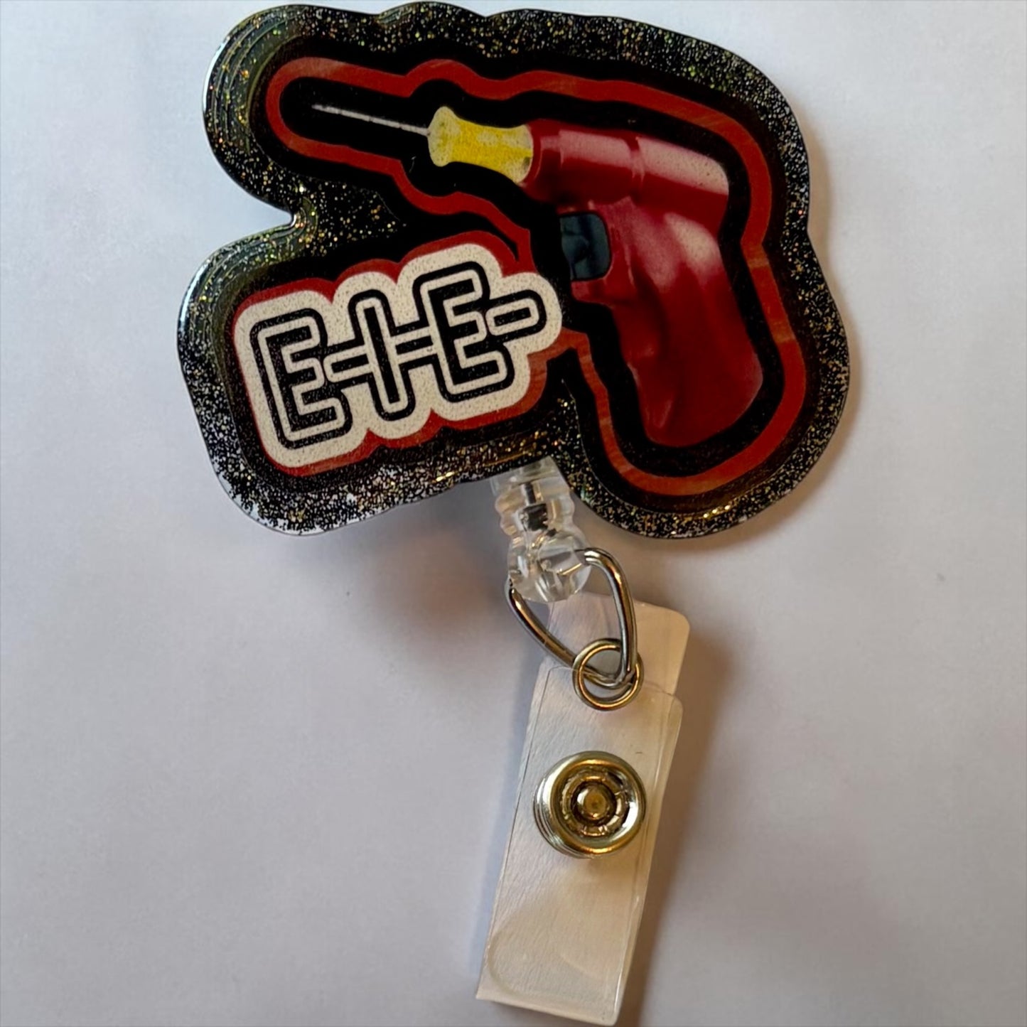 Funny Nurse Badge Reel – EIEIO Badge, Nursing Humor Badge Clip, Medical Badge Reel for RNs, ICU Nurse Accessory, Funny ER Gift