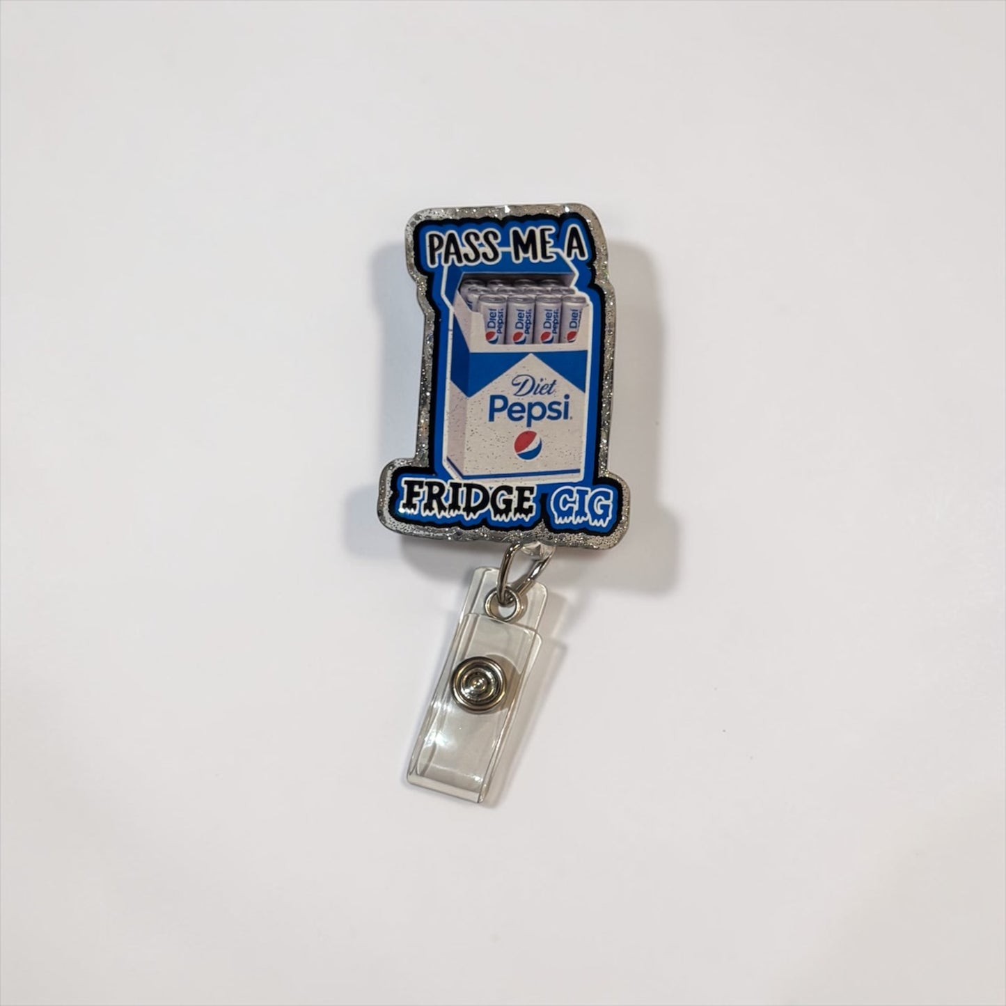 Fridge Cig Badge Reel,  Pepsi  Badge Reel