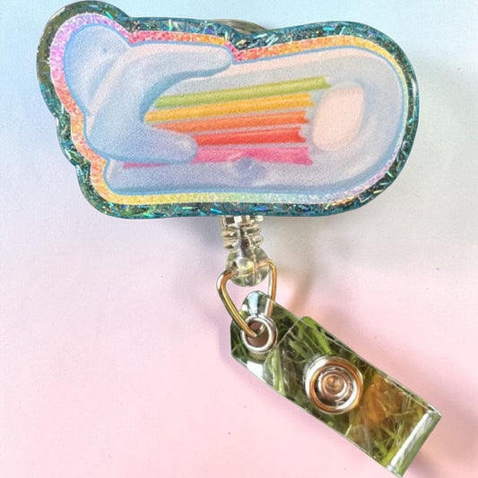 Pool Float Badge Reel, Summer Badge Reel, hot girl summer badge reel