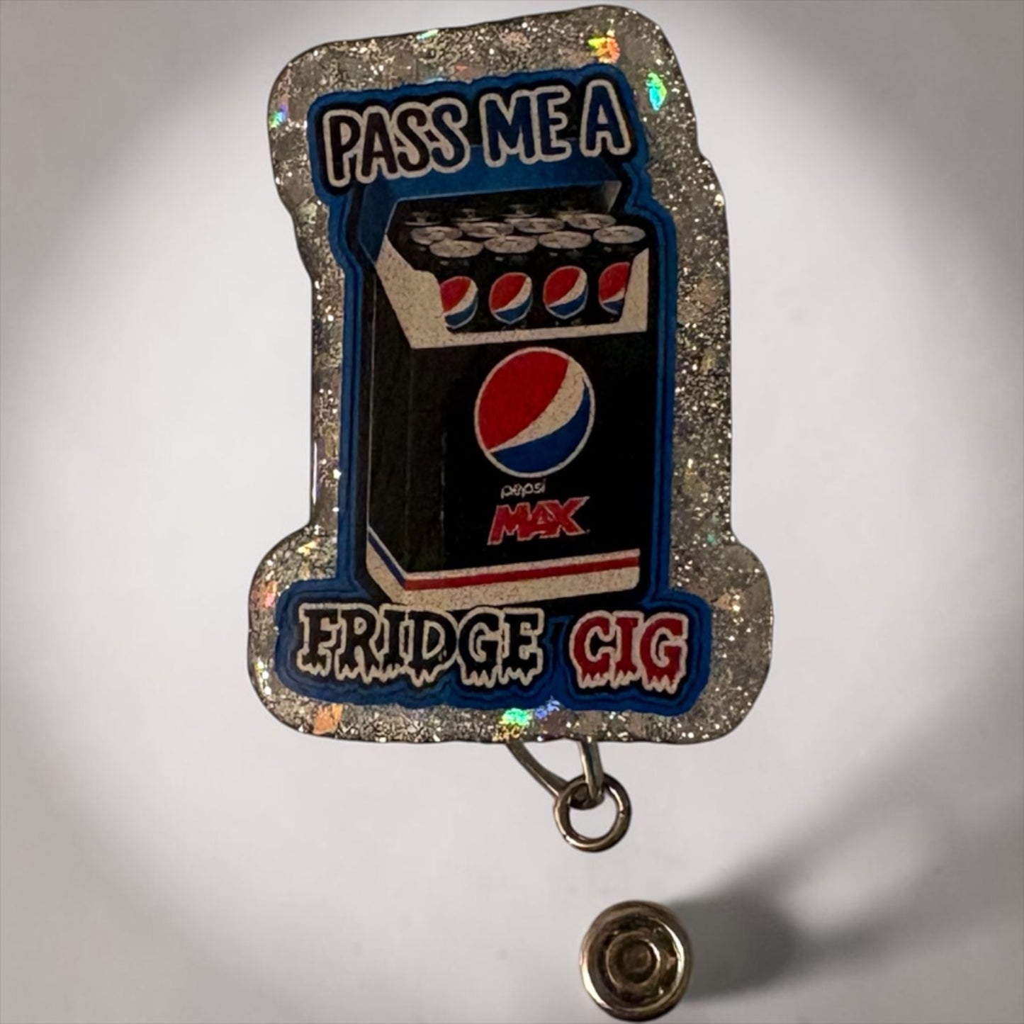 Fridge Cig Badge Reel,  Pepsi  Badge Reel