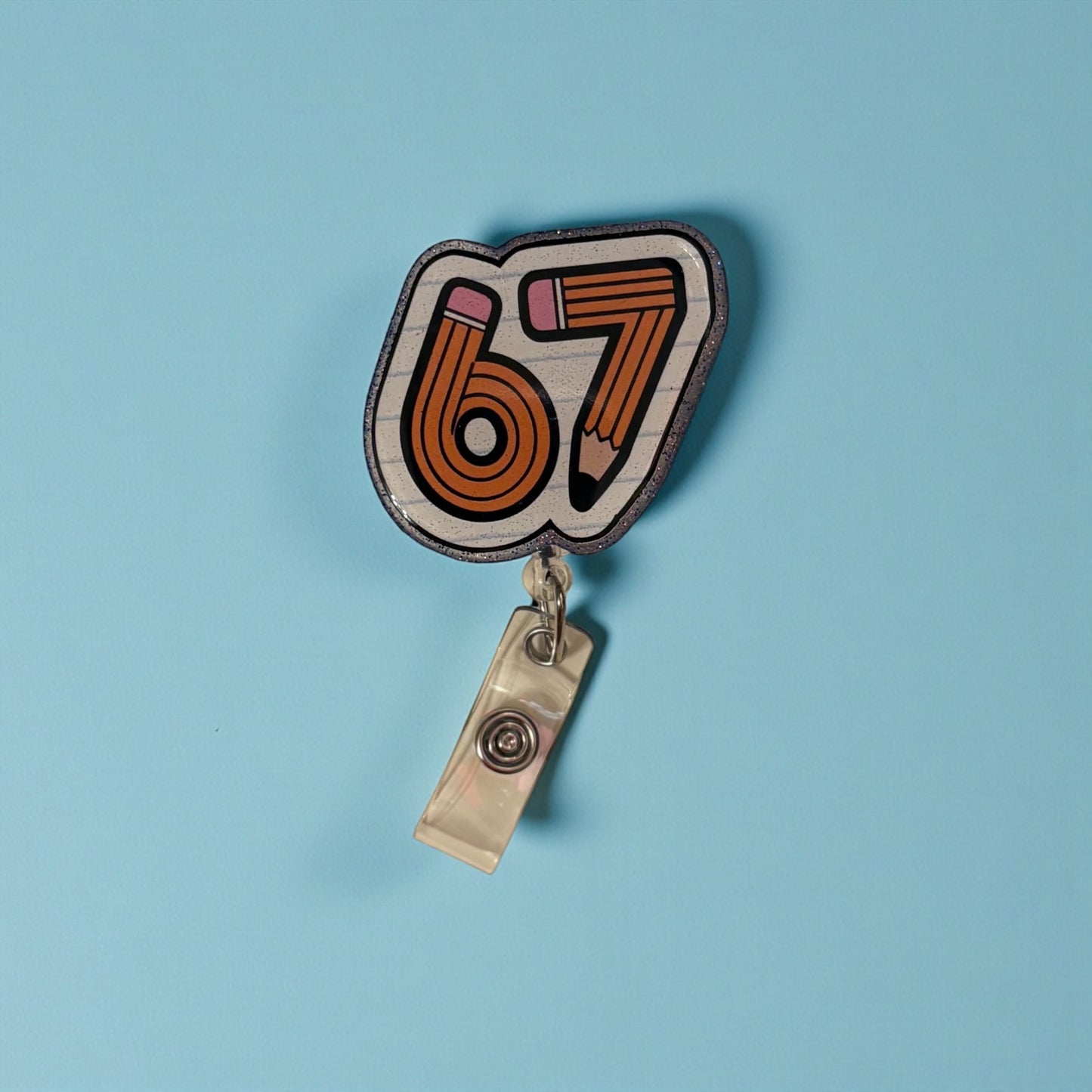 Six Seven Badge Reel