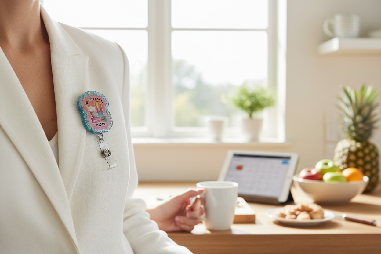 Nurse Lunch Badge Reel - No Vape