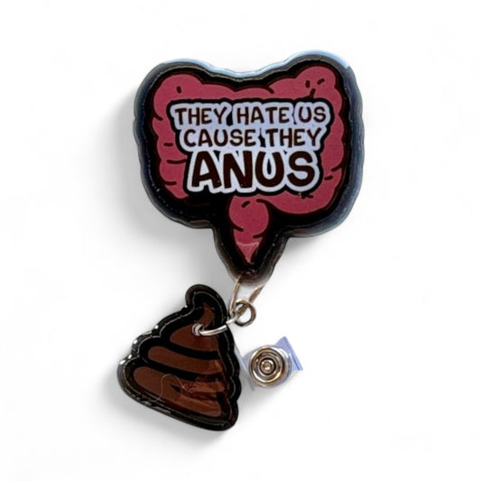 GI nurse badge reel  - gastrology nurse badge reel - funny nurse badge reel - colon badge reel