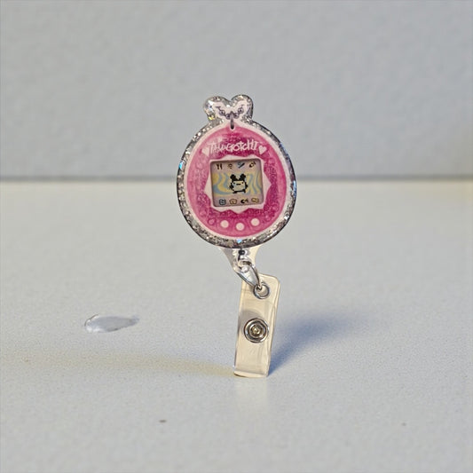Tamagotchi-Inspired Retro Badge Reel