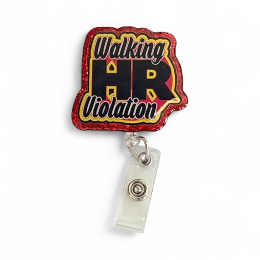 Funny Nurse Bage Reel, Walking HR Violation Badge Reel