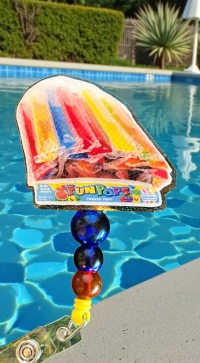 Fun Pops Freeze Pop Badge Reel – Summer Throwback Edition