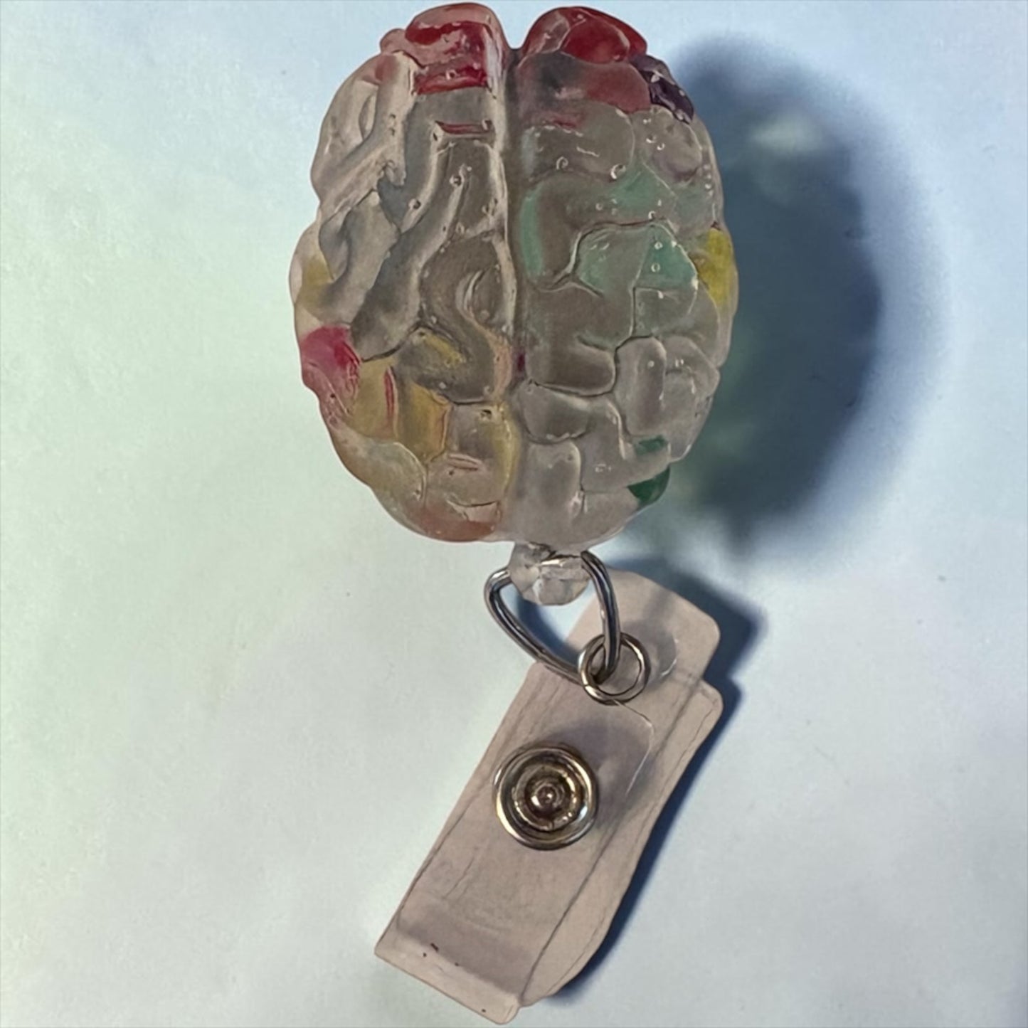 Anatomical Brain Badge Reel – Medical & Neuro Inspired