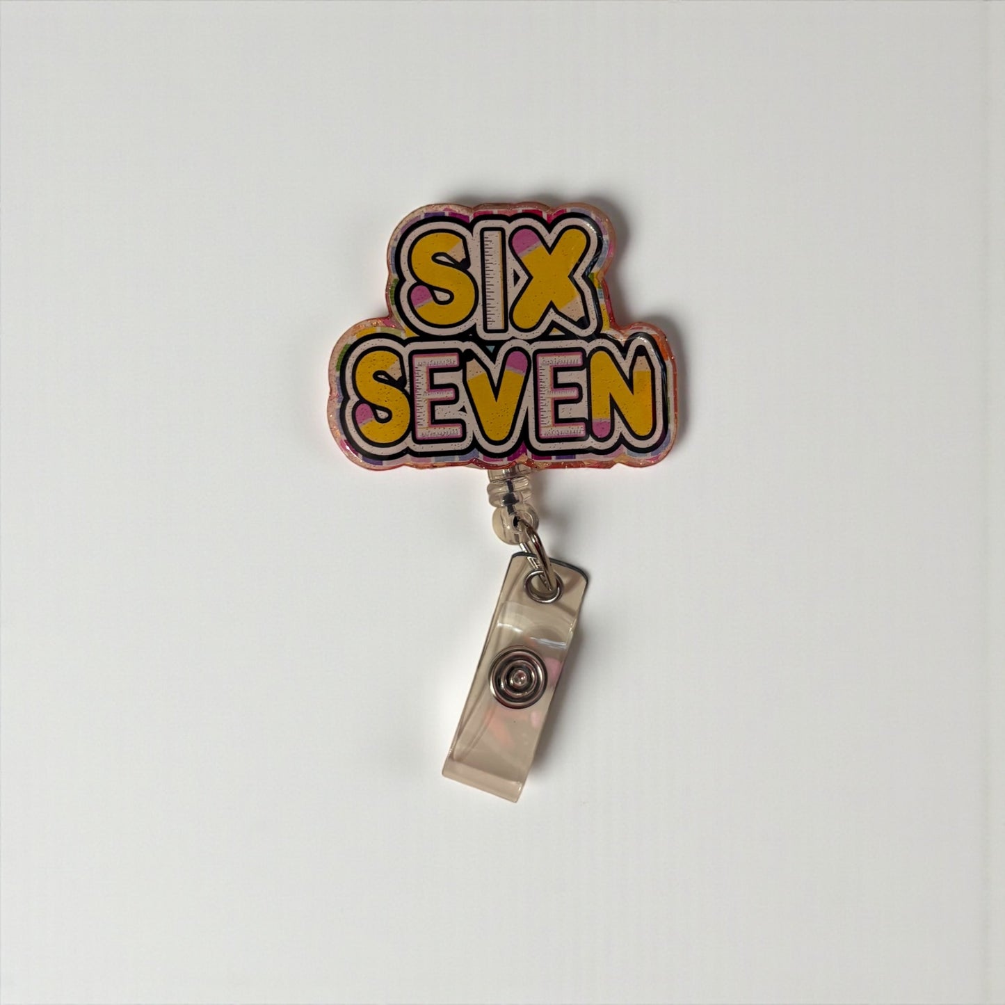 Six Seven Badge Reel