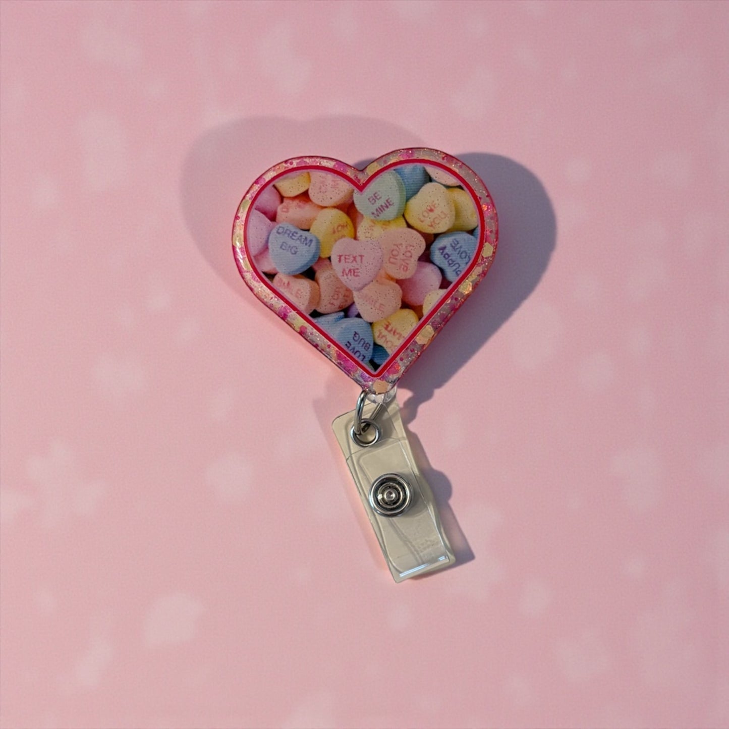 Candy Hearts Badge Reel