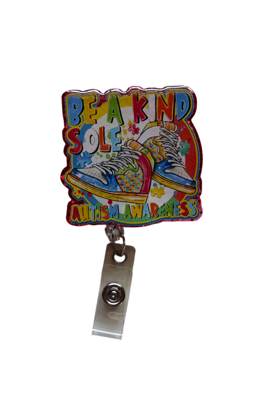 Autism Awareness Badge Reel