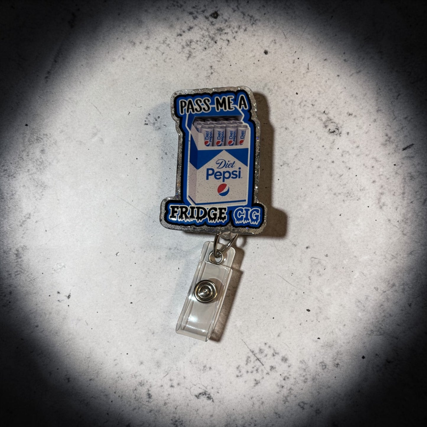 Fridge Cig Badge Reel,  Pepsi  Badge Reel