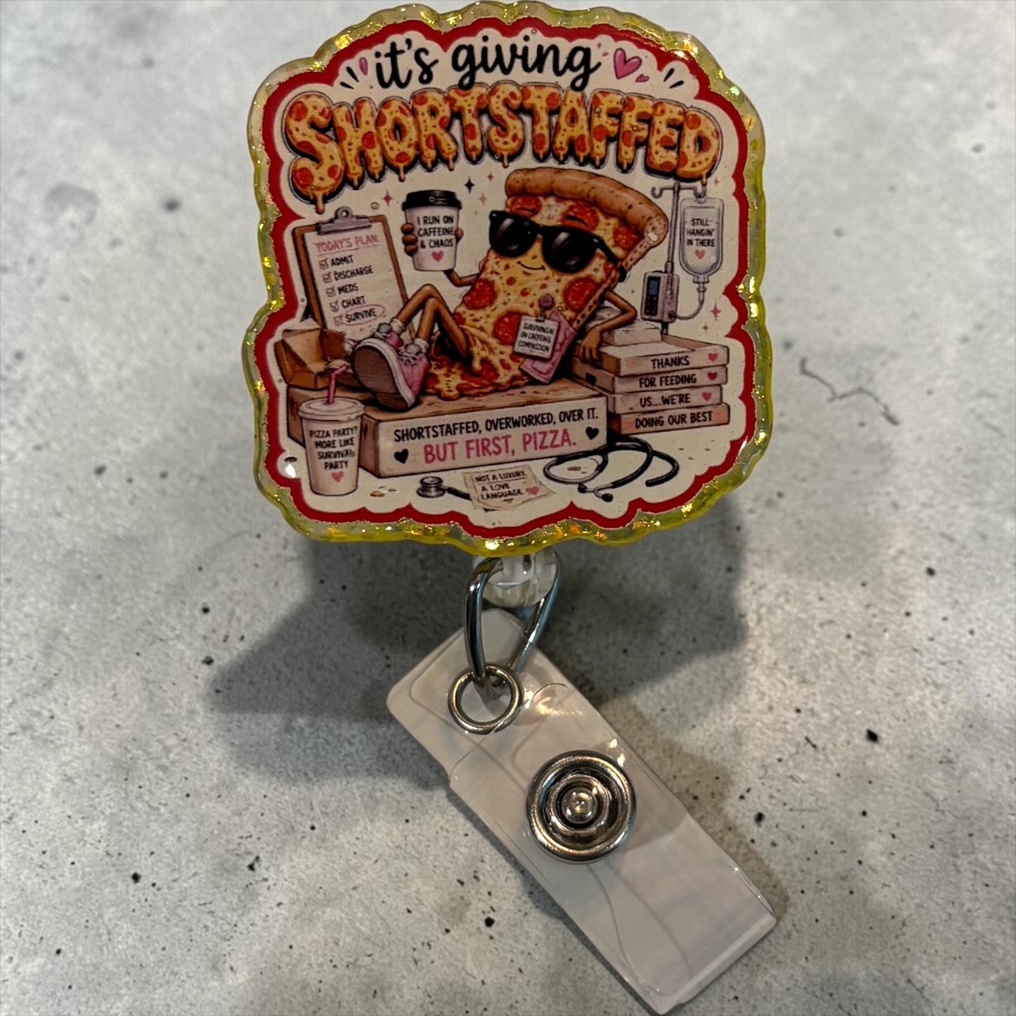 Pizza Party Badge Reel