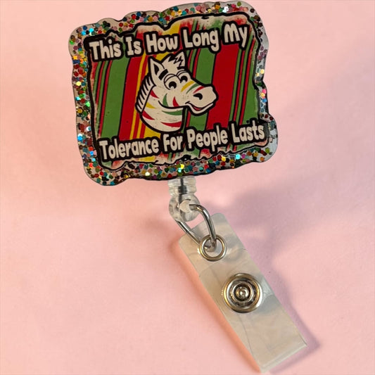 Fruit Stripe Zebra Badge Reel, Funny Nurse ID Holder, Retro Rainbow Badge Clip, Cute Nursing Accessory, Healthcare Gift for Coworker