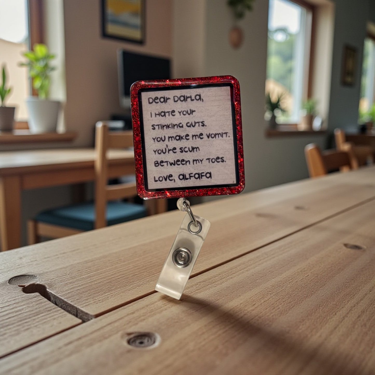 Dear Darla Valentine Badge Reel