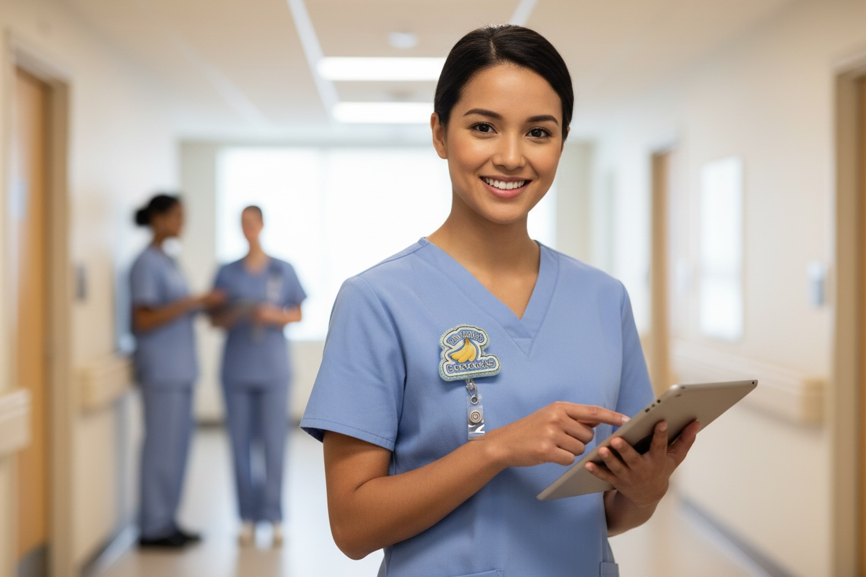 Funny Nurse Badge Reel – This Shift Is Bananas, Banana Badge Clip, Cute Medical ID Holder, RN Gift, Nursing Humor