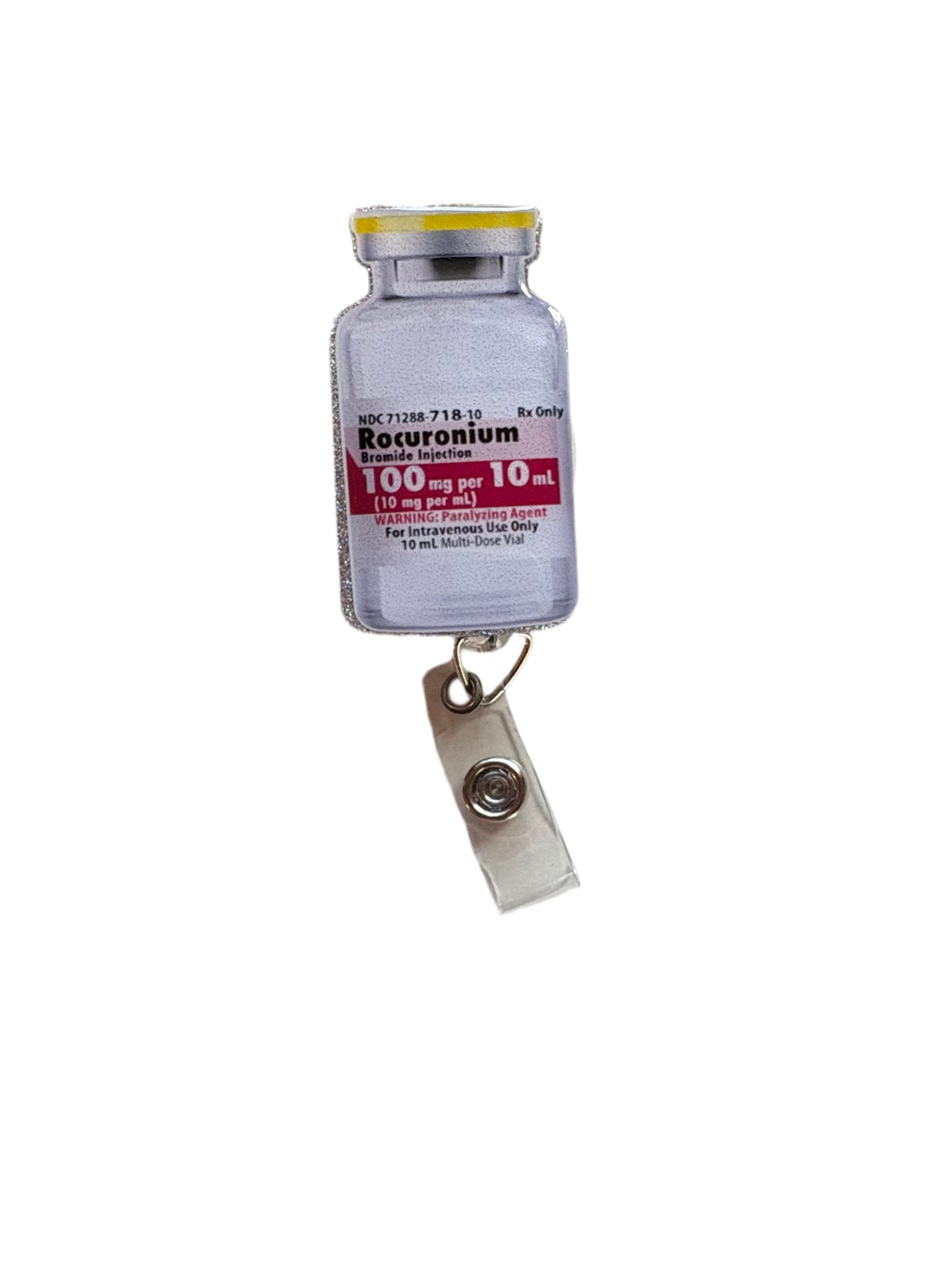 Rocuronium Badge Reel