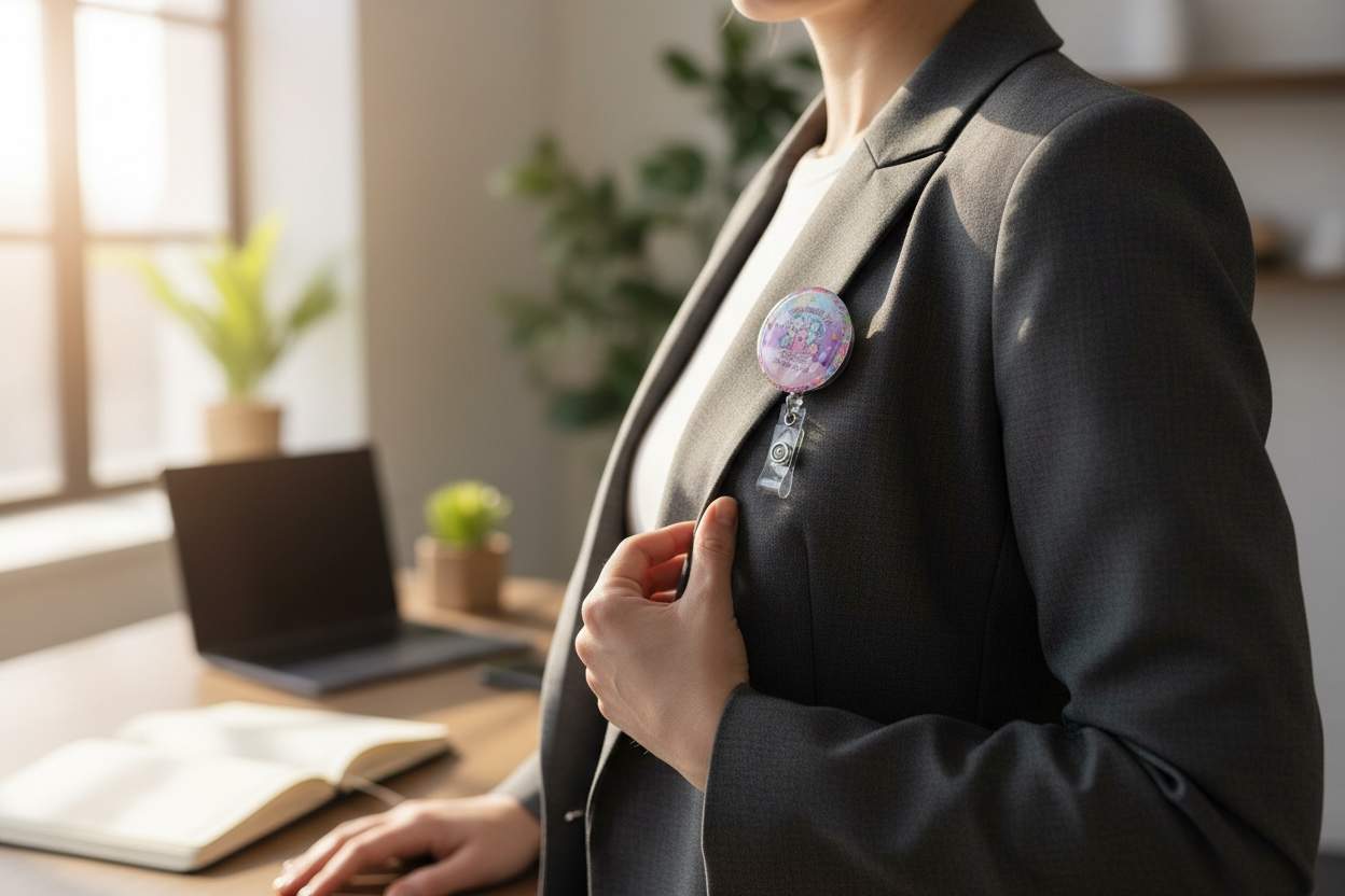 What Doesn’t Kill You Mutates and Tries Again Badge Reel – Funny Germ ID Holder