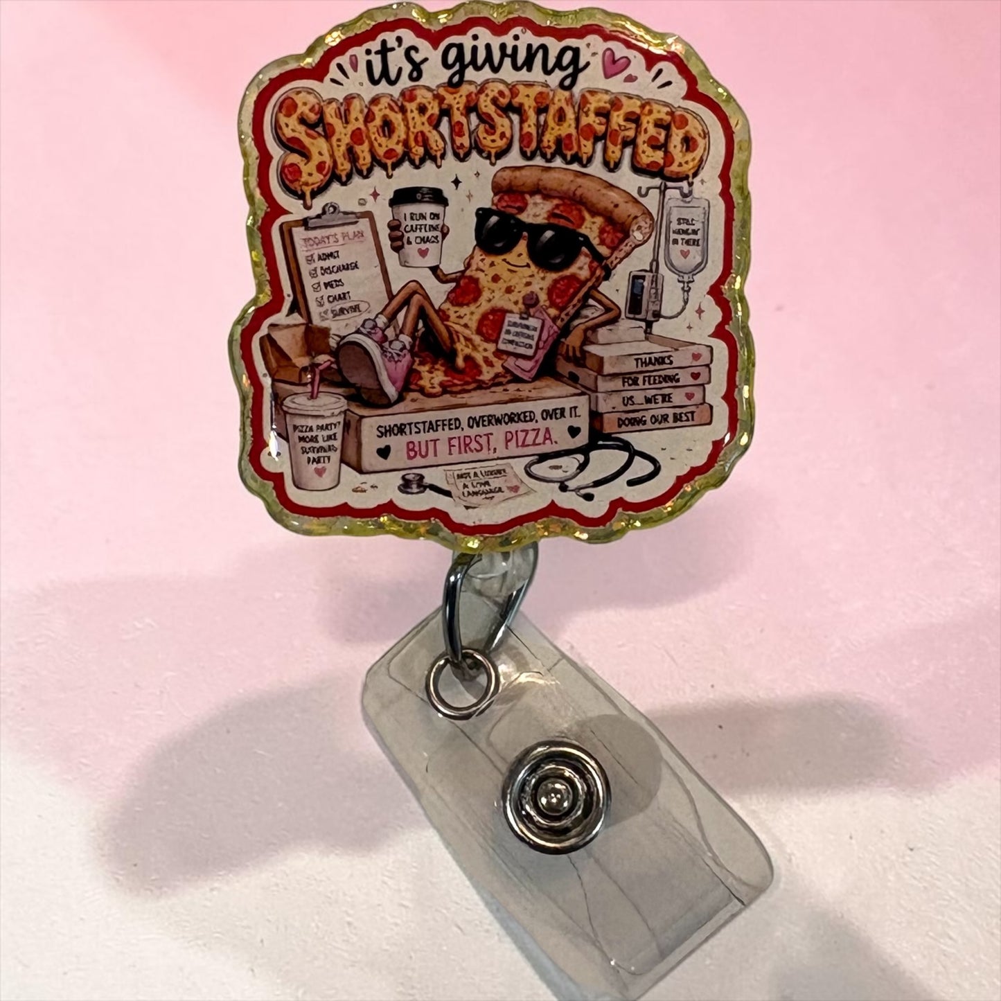 Pizza Party Badge Reel