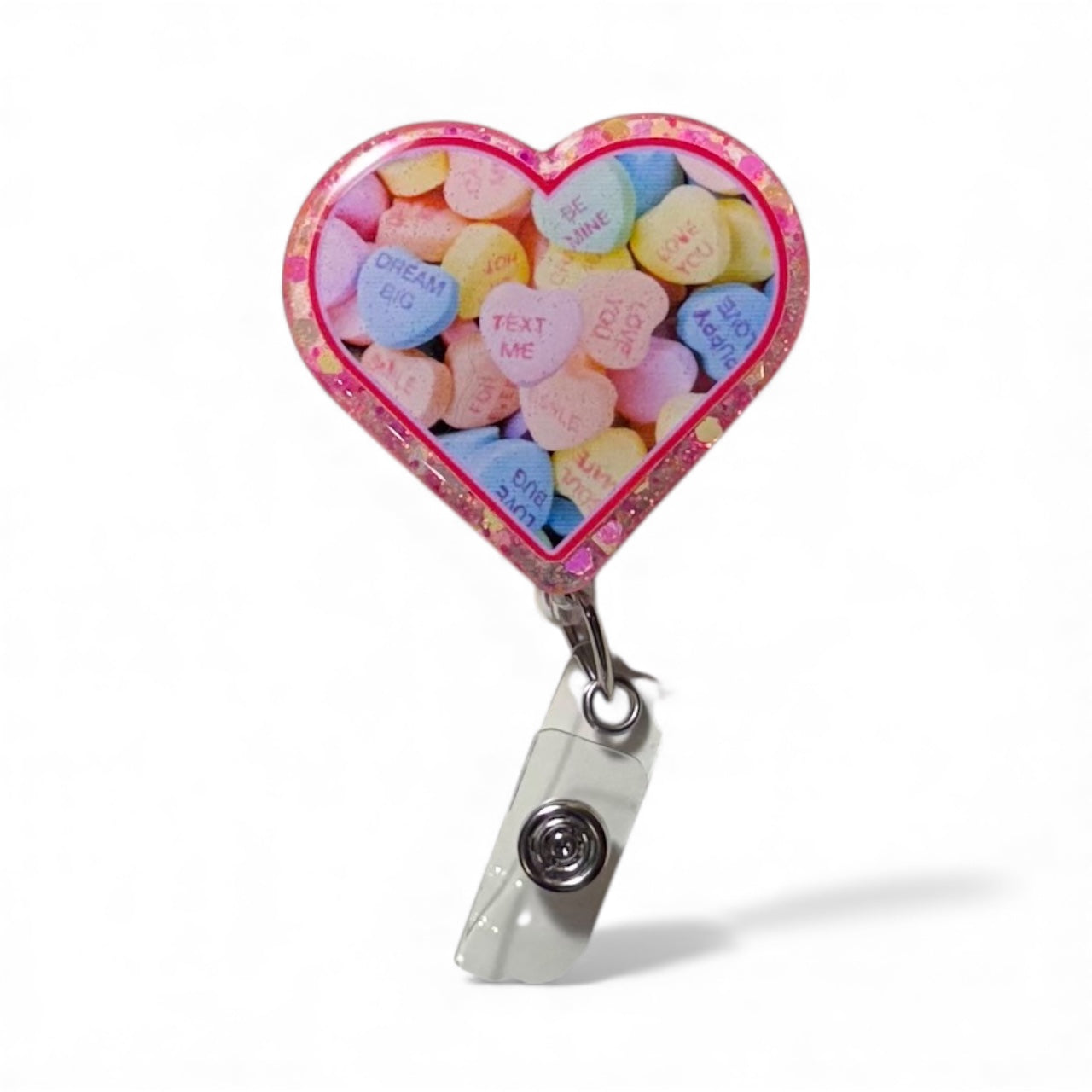 Candy Hearts Badge Reel