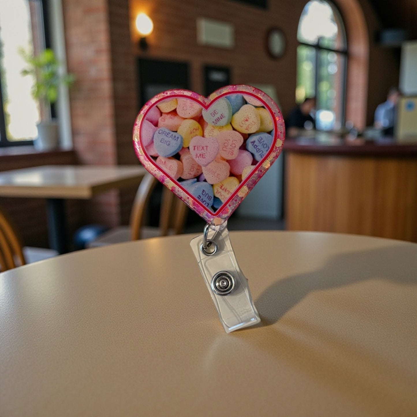 Candy Hearts Badge Reel