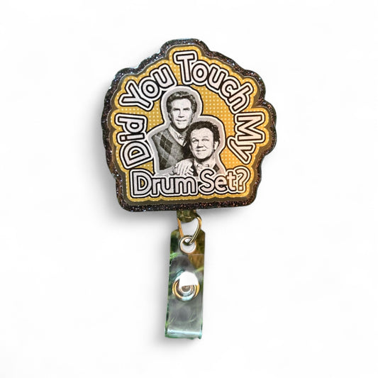 Funny Nurse Badge Reel – Step Brothers “Did You Touch My Drum Set?” Clip for ER, ICU, or Hospital Staff