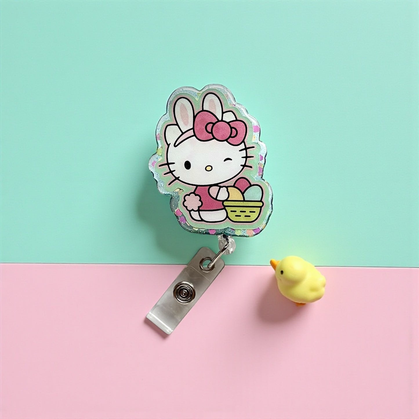 Easter Basket Badge Reel