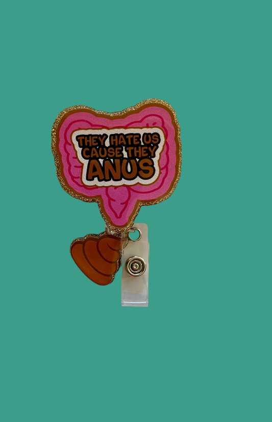 GI nurse badge reel  - gastrology nurse badge reel - funny nurse badge reel - colon badge reel