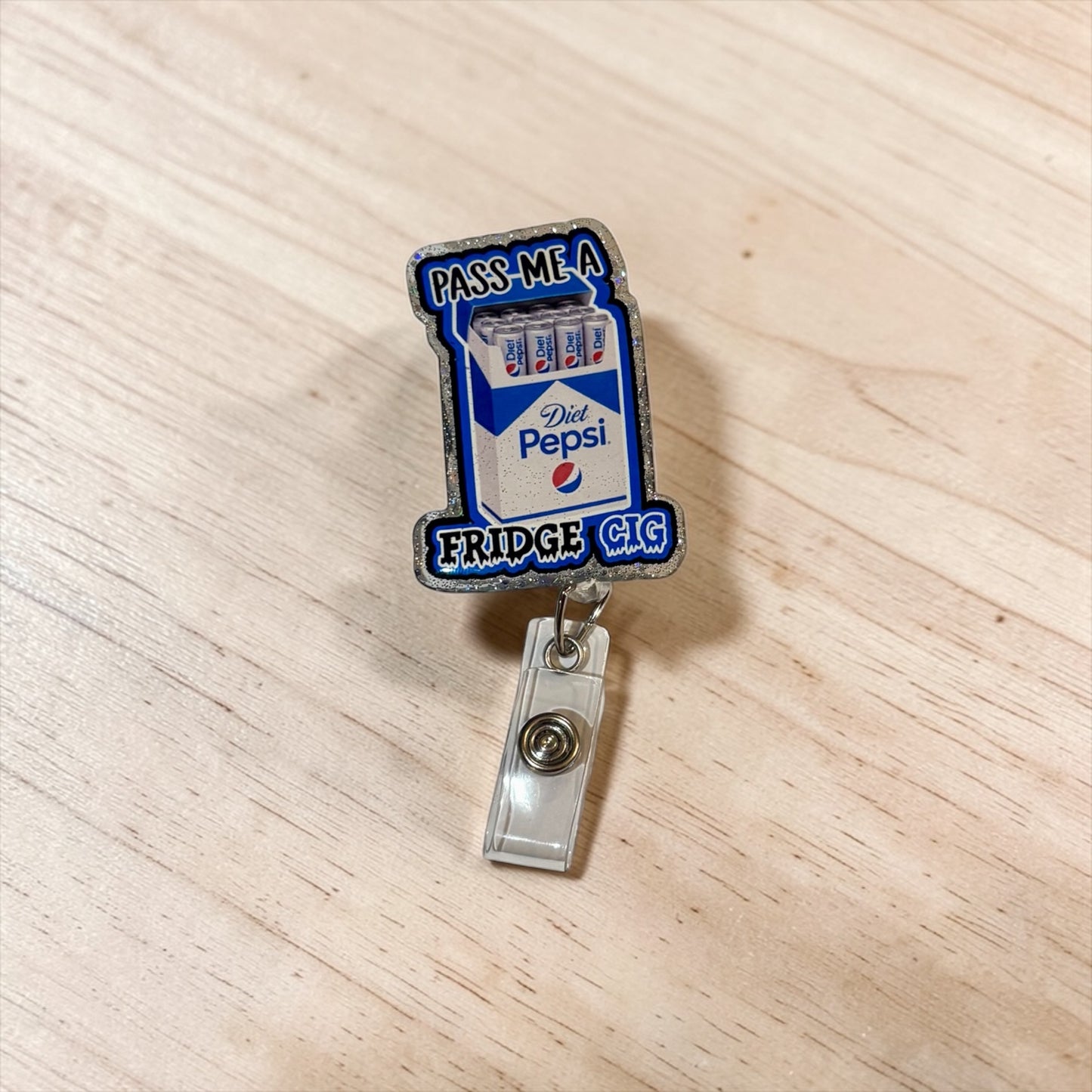 Fridge Cig Badge Reel,  Pepsi  Badge Reel