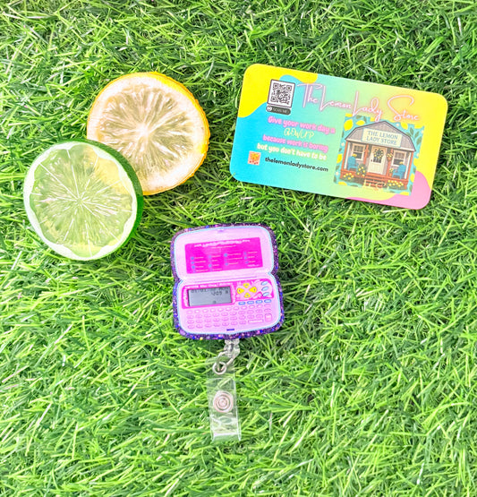 Dear Diary Badge Reel | 90s Nostalgia ID Clip | Retro Toy Badge Holder | Funny Nurse Gift | Cute Retractable Work Reel