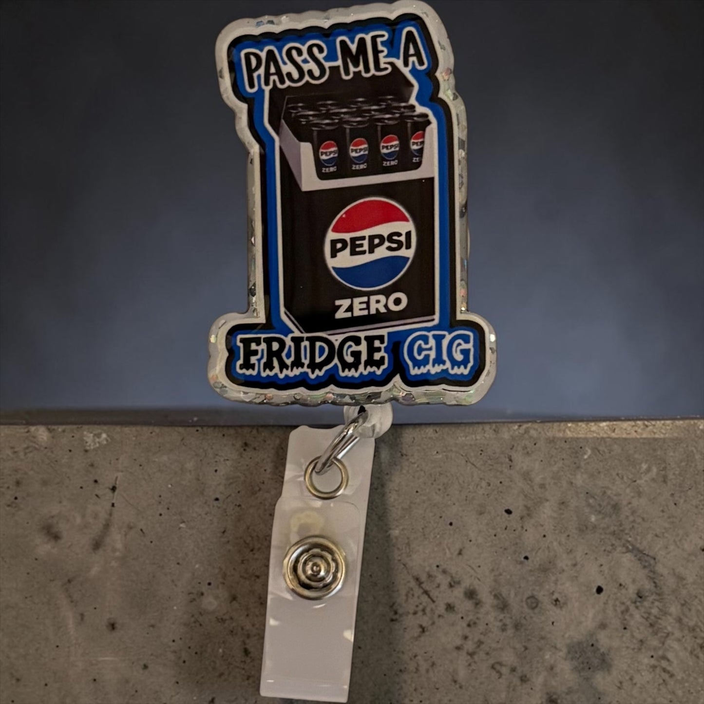 Fridge Cig Badge Reel,  Pepsi  Badge Reel