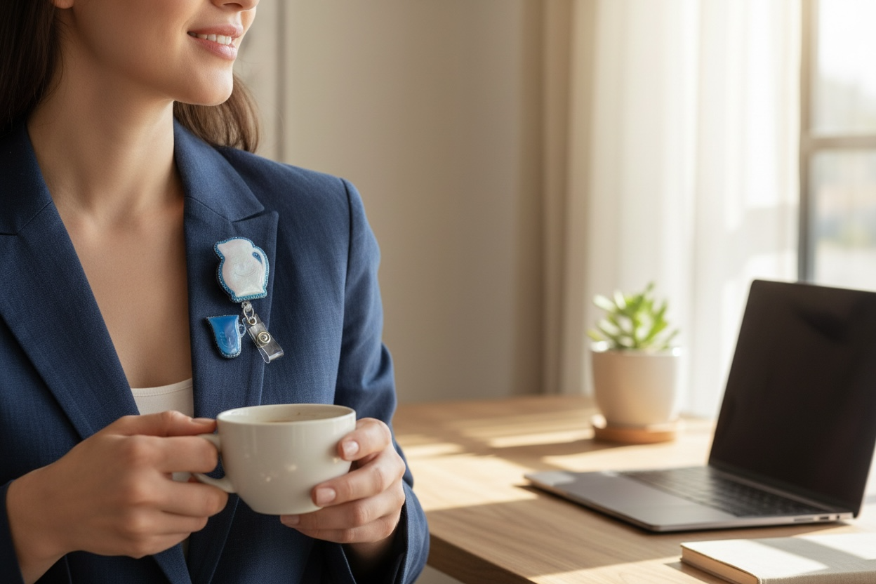 Kool-Aid Badge Reel | Retro Nostalgic Badge Holder | Fun Colorful Retractable Clip